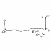 OEM 2013 Ram 1500 Link-STABILIZER Bar Diagram - 68041718AC