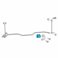 OEM 2018 Ram 1500 BUSHING-STABILIZER Bar Diagram - 68031838AA