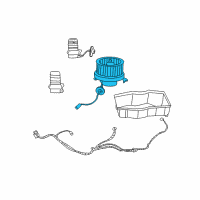 OEM Chrysler 300M Motor-Blower With Wheel Diagram - 4885148AC