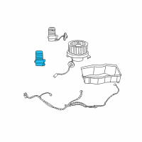 OEM Chrysler 300M Resistor-Blower Motor Diagram - 4885845AA