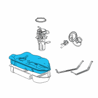 OEM 2000 Mercury Sable Fuel Tank Diagram - 1F1Z-9002-AA