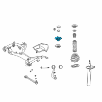 OEM 2003 BMW M5 Guide Support Diagram - 31-33-1-091-708