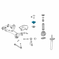 OEM BMW 530i Guide Support Diagram - 31-33-1-091-708