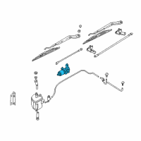 OEM 2001 Infiniti I30 MTR Assembly-Windshield WIPER Diagram - 28810-2Y905