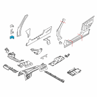 OEM 2012 BMW 535i GT xDrive Cover, Wheel Housing, Rear Left Diagram - 51-71-7-193-503