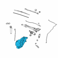 OEM 2018 Chevrolet Impala Washer Reservoir Diagram - 13311008