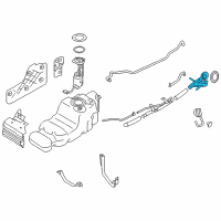 OEM 2011 Infiniti QX56 Tube Assy-Filler Diagram - 17221-1LA1A