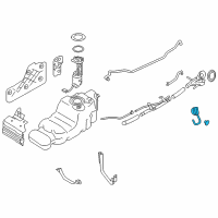 OEM Nissan Cap Assembly - Filler Diagram - 17251-1LA0B