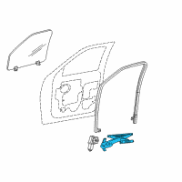 OEM Lincoln Navigator Window Regulator Diagram - 6L1Z-7823209-AA