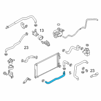 OEM 2012 Nissan Leaf Hose-Lower Diagram - 21503-3NA0A