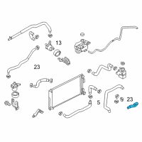 OEM 2011 Nissan Leaf Hose-Converter, Inlet Diagram - 21513-3NA0A