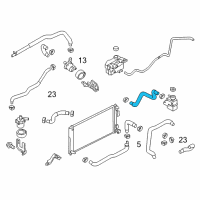 OEM 2012 Nissan Leaf Hose-Radiator, Outlet Diagram - 21501-3NA0A