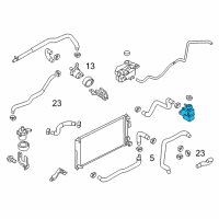 OEM 2012 Nissan Leaf Pipe-Pump, Inlet Diagram - 21537-3NA0A