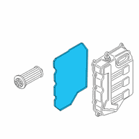 OEM Ford Maverick Side Cover Gasket Diagram - JM5Z-7F396-A