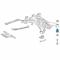 OEM 2018 Lexus IS350 Cushion, Rear Suspension Diagram - 52271-30151