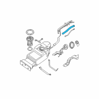 OEM Nissan Pathfinder Hose-Filler Diagram - 17228-EA215