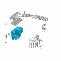 OEM 1999 Honda Accord Case Set, Air Cleaner Diagram - 17201-PAA-000