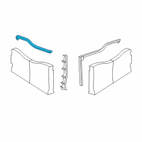 OEM Ford Excursion Weatherstrip Diagram - 3C7Z-7843722-AA