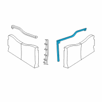 OEM 2002 Ford Excursion Weatherstrip Diagram - 3C7Z-7843723-AA