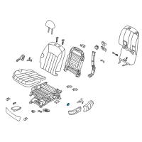 OEM 2013 Hyundai Equus L/Support Switch Assembly Diagram - 88173-3N000
