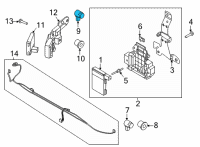 OEM 2021 Ford F-150 SENSOR - PARKING AID SYSTEM Diagram - LU5Z-15K859-ABPTM