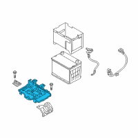 OEM 2019 Kia Cadenza Tray Assembly-Battery Diagram - 37150F6100