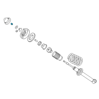 OEM 1994 Dodge Colt Bolt-Rear Suspension Assist Lin Diagram - MS440002