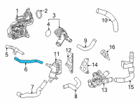 OEM Toyota Sienna By-Pass Hose Diagram - 16297-25020