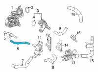 OEM 2020 Toyota Highlander By-Pass Hose Diagram - 16297-25020