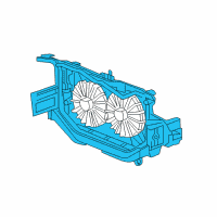 OEM Chrysler Sebring Fan MODUL-Radiator Cooling Diagram - 68004051AA
