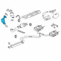 OEM 2015 Buick LaCrosse Preconverter Diagram - 20965402