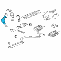 OEM Buick Preconverter Diagram - 20965402