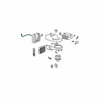 OEM 2001 Hyundai Sonata Thermistor Diagram - 97614-3D200