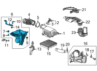 OEM Honda Civic CASE SET, A/CLNR Diagram - 17201-64A-A00