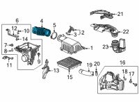 OEM 2022 Honda Civic TUBE, AIR FLOW Diagram - 17225-64A-A00