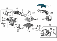 OEM 2022 Honda Civic RUBBER, HOOD SEAL Diagram - 17255-64A-A01
