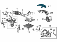 OEM RUBBER, HOOD SEAL Diagram - 17255-64A-A01