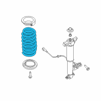 OEM Lincoln Coil Spring Diagram - G3GZ-5560-H