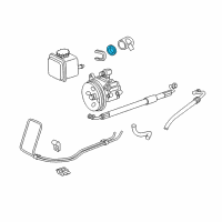 OEM 2006 Chrysler Crossfire Seal-Power Steering Pump Diagram - 5096353AA