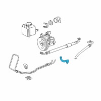 OEM 2006 Chrysler Crossfire Line-Power Steering Return Diagram - 5097966AA