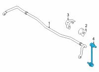OEM Toyota GR86 Stabilizer Link Diagram - SU003-00394