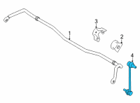 OEM 2016 Scion FR-S Stabilizer Link Diagram - SU003-00394