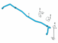 OEM Toyota GR86 Stabilizer Bar Diagram - SU003-00391