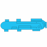 OEM 2004 Dodge Viper Lamp-Back-Up And Turn Signal Diagram - 4865488AC