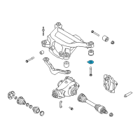 OEM BMW Stopper, Rear Left Diagram - 33-31-6-787-389