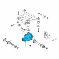 OEM 2009 BMW Z4 Differential Diagram - 33-10-7-571-595