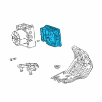 OEM 2021 Jeep Gladiator Anti-Lock Brake Control Unit Diagram - 68461636AA