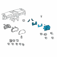 OEM Lexus GX460 Control Assy, Air Conditioner Diagram - 55900-60E21