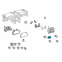 OEM Lexus GX460 Switch, Push Start Diagram - 89611-60024