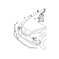 OEM 2007 Lexus RX350 Relay, Headlamp Cleaner Control Diagram - 85942-48010